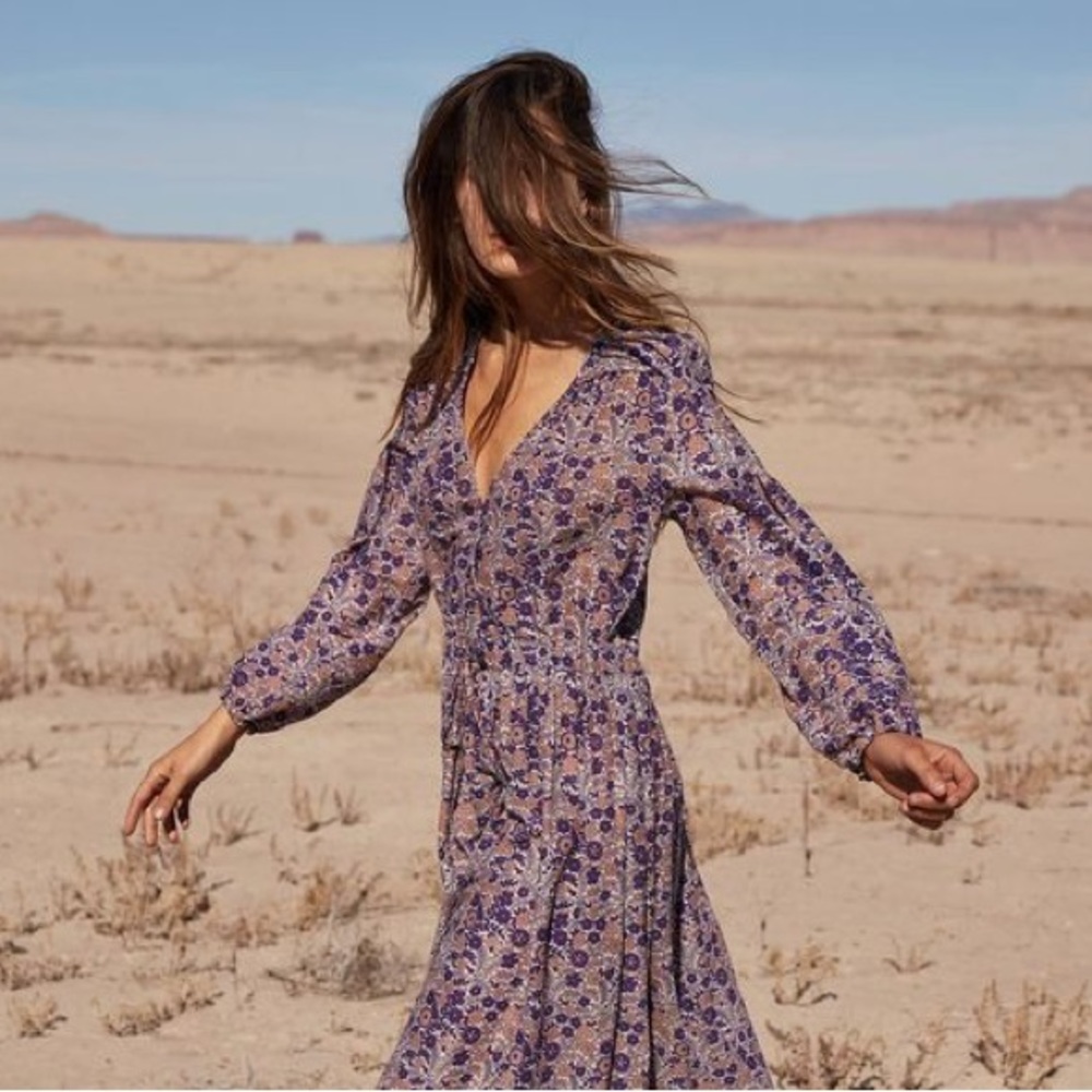 Christy Dawn Delilah Dress in floral block print